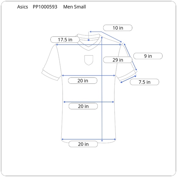 Asics Ace Athletic Jersey Volleyball (S). NWT - Picture 5 of 5
